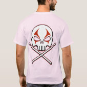 Rock and Roll Jacket Heavy Metal Jacket Mannen T-shirt (Achterkant)