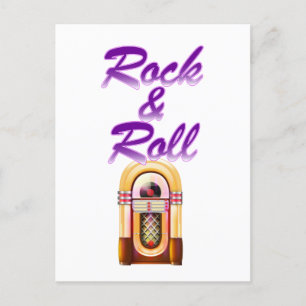 Rock and Roll Jukebox Briefkaart