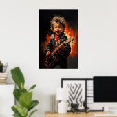 Rock and roll kind poster (Thuiskantoor)