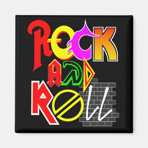 Rock and Roll Magnet (zwart) Magneet
