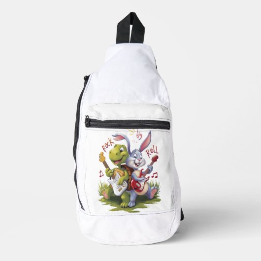 Rock and Roll Melodische Harmonie Sling Bag (Voorkant)