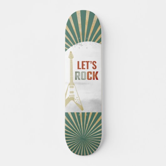 Rock and Roll Modern Skateboard (Voorkant)