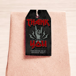 Rock and Roll - Rock thema Cadeaulabel