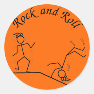 Rock and Roll Ronde Sticker