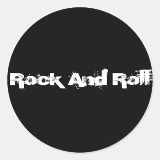 Rock and Roll Ronde Sticker