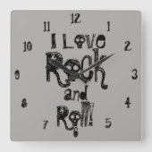 Rock and Roll Schedel Klok (Voorkant)