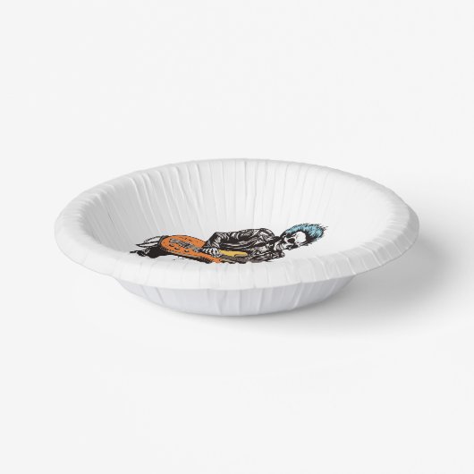 Rock and Roll Skeletons Verjaardagsfeest Papieren Kommen (Gebogen)