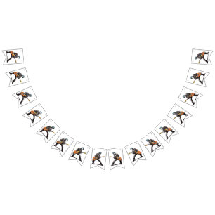 Rock and Roll Skeletons Verjaardagsfeest Vlaggetjes