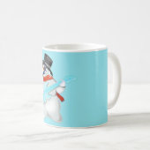 Rock and Roll Snowman Coffee Mok (Voorkant rechts)