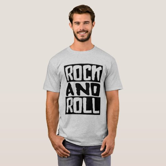 Rock and Roll T-shirt (Voorkant volledig)