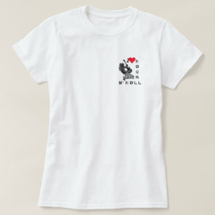Rock and Roll T-Shirt Rock Gitaar Speler