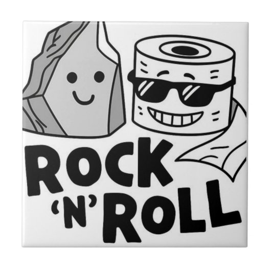 Rock and Roll Tegeltje (Voorkant)