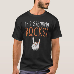 Rock and Roll This Grandma Rocks Granny T-shirt