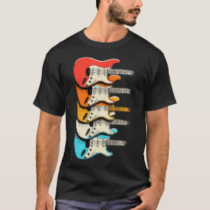 Rock And Roll Vintage Muziekgitaar T-shirt