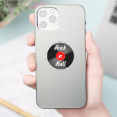 Rock and Roll Vinyl Record Stickers (Telefoon)