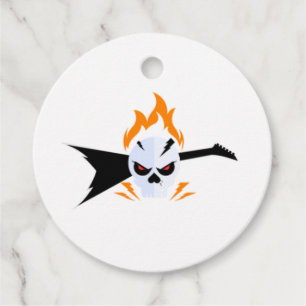 Rock and Roll Wedding Bedankjes Labels