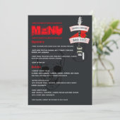 Rock and Roll Wedding Menu (Staand voorkant)