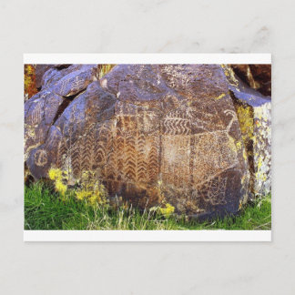 Rock Art Archaic Sjabloon Briefkaart