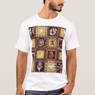 Rock Art Imitatie:  Patroon. T-shirt
