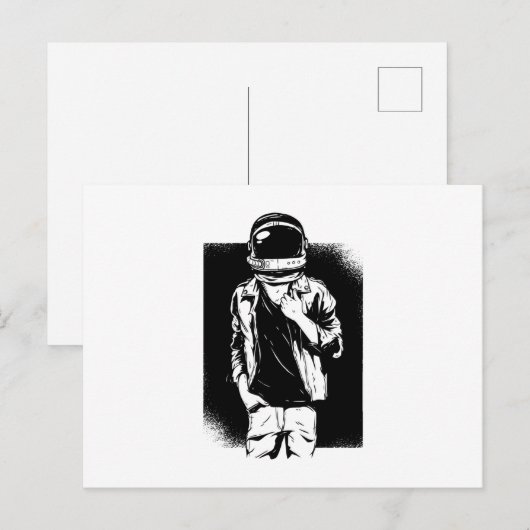 Rock Astronaut Briefkaart (Voorkant / Achterkant)