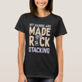 Rock Balancing Stone Stapelspel Balancer 7 T-shirt (Voorkant)