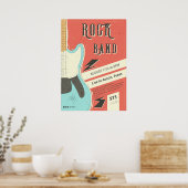 Rock Band – Retro Music Event Design Poster (Keuken)