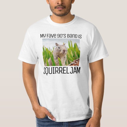 Rock Band Squirrel Jam T-shirt (Voorkant)