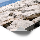 Rock Barriers en Lake Poster (Hoek)