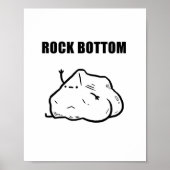 Rock Bas Funny Geology Poster (Devant)