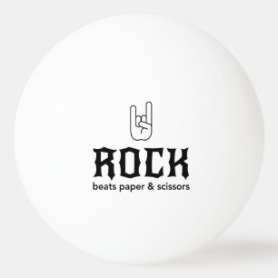 Rock...Beats Paper & Scissors Pingpongballen