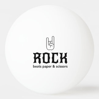 Rock...Beats Paper & Scissors Pingpongballen