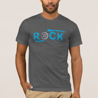 ROCK, Bike-versnelling Trendy-ontwerp in grijs en  T-shirt