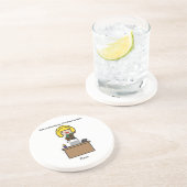 Rock (Blonde) Zandsteen Onderzetter (Zijkant)