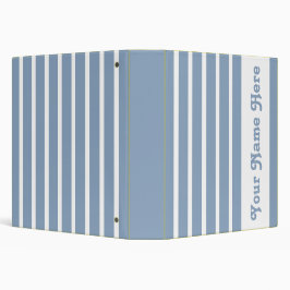 Rock Blue Safari Stripe met naam 1 1/2" Multomap