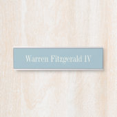 Rock Blue Slight Textured Wall Name plate Deurbordje (Voorkant)