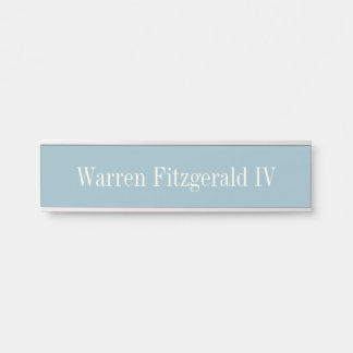 Rock Blue Slight Textured Wall Name plate Deurbordje