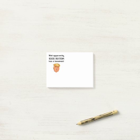 Rock Bottom Post-it® Notes (Op bureau)