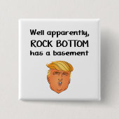 Rock Bottom Vierkante Button 5,1 Cm (Voorkant)