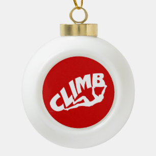 Rock Bouldering Keramische Bal Ornament