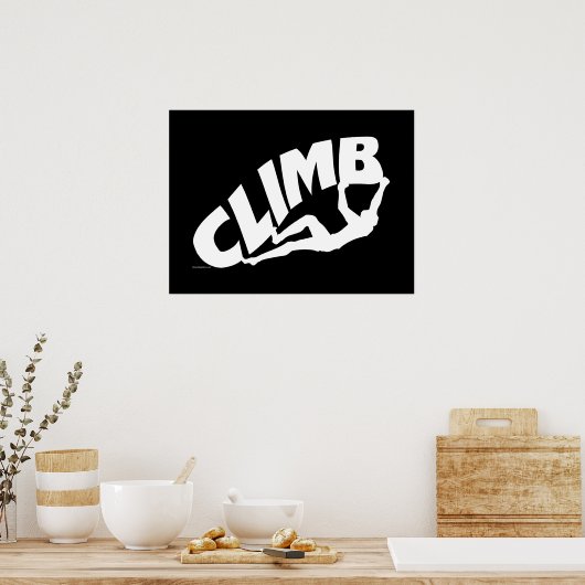 Rock Bouldering Poster (Keuken)