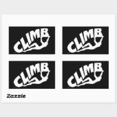 Rock Bouldering Rechthoekige Sticker (Vel)