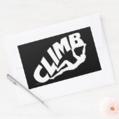 Rock Bouldering Rechthoekige Sticker (Envelop)