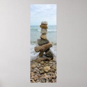 Rock Cairn (Pillar) - Mackinac Island, Michigan Poster