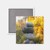 Rock Cairn Zen Réfrigérateur Magnets (Recto/Verso)