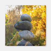 Rock Cairn Zen Réfrigérateur Magnets (Devant)