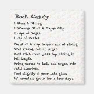 Rock Candy Recette Aimant rose