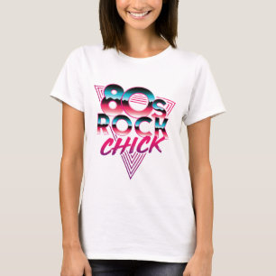 Rock Chick 1980s Music Lover T-shirt