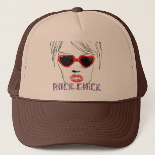Rock Chick Glasses Trucker Pet
