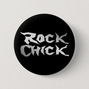 Rock Chick Ronde Button 5,7 Cm