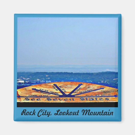 Rock City, Lookout Mountain Magneet (Voorkant)